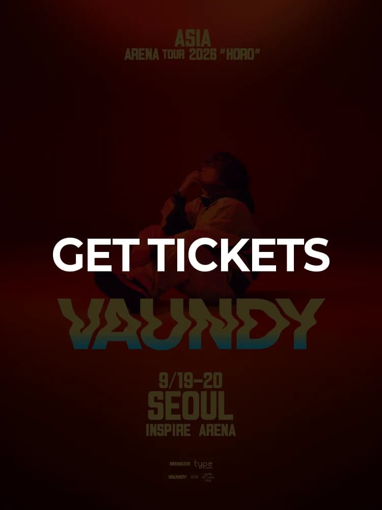 Vaundy ASIA ARENA TOUR 2026 “HORO” IN SEOUL — at INSPIRE ARENA, Incheon Sep 19, 2026