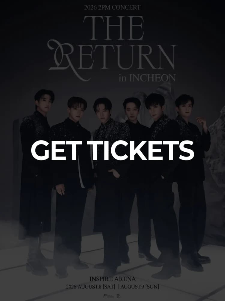 2026 2PM Concert “THE RETURN” in INCHEON — at INSPIRE ARENA, Incheon Aug 8, 2026