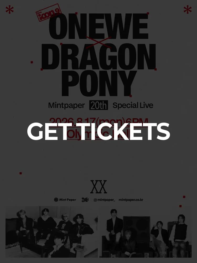 live ICON 9 : ONEWE X Dragon Pony — featuring Dragon Pony at Olympic Hall, Olympic Park, Seoul Aug 17, 2026