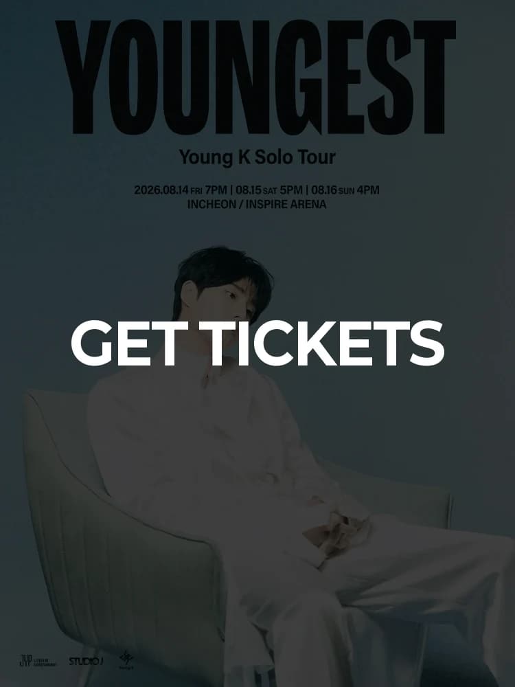 Young K Solo Tour 〈YOUNGEST〉 in INCHEON — at INSPIRE ARENA, Seoul Aug 14, 2026