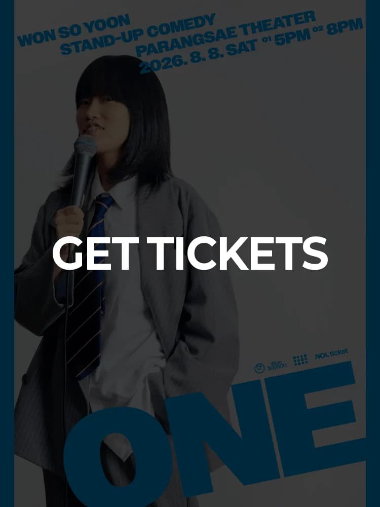 Won So-yoon Stand-up Comedy ‘Won’ — at Blue Bird Theater, Seoul Aug 8, 2026