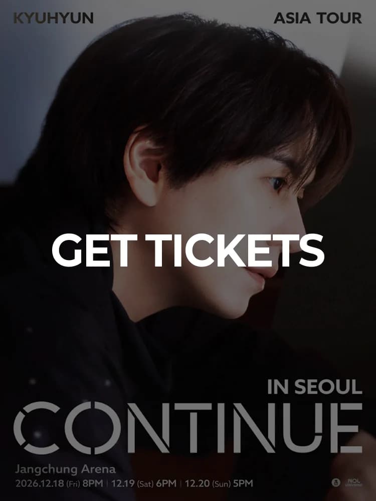 KYUHYUN ASIA TOUR ‘CONTINUE’ IN SEOUL — at Jangchung Arena, Seoul Dec 18, 2026