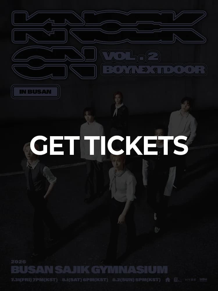BOYNEXTDOOR TOUR ‘KNOCK ON Vol.2’ IN BUSAN — featuring BOYNEXTDOOR at Busan Sajik Indoor Stadium, Busan Jul 31, 2026