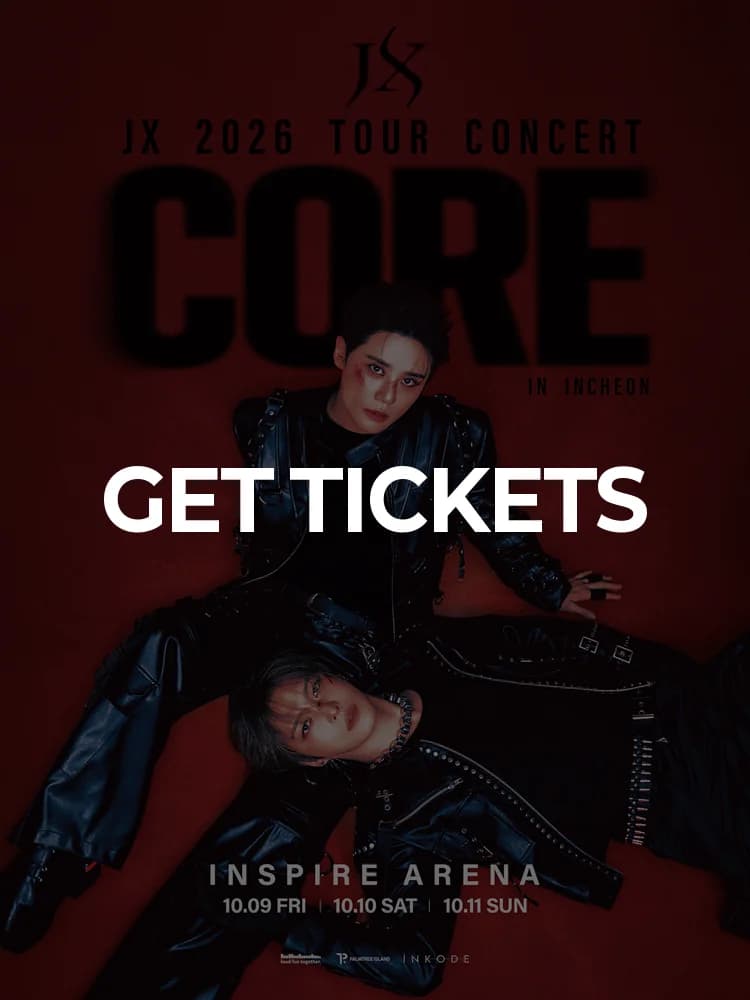 JX 2026 TOUR CONCERT 〈CORE〉 in INCHEON — at INSPIRE ARENA, Seoul Oct 9, 2026