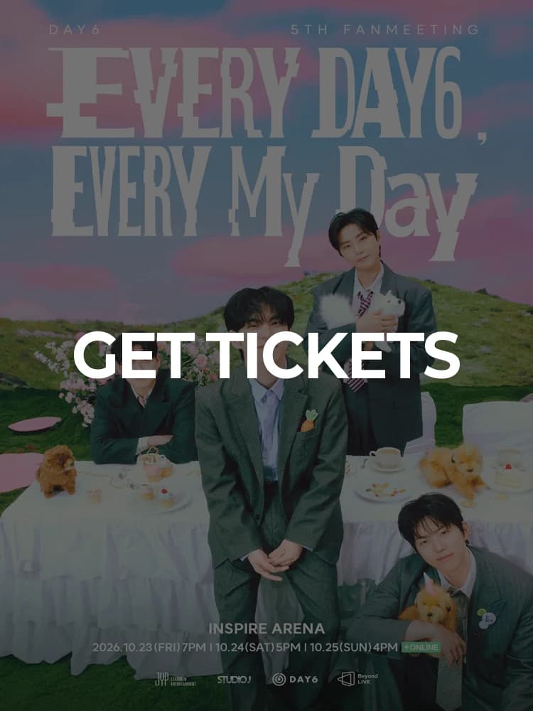 DAY6 5TH FANMEETING 〈EVERY DAY6, EVERY My Day〉 — featuring DAY6 at Inspire Arena, Incheon Oct 23, 2026