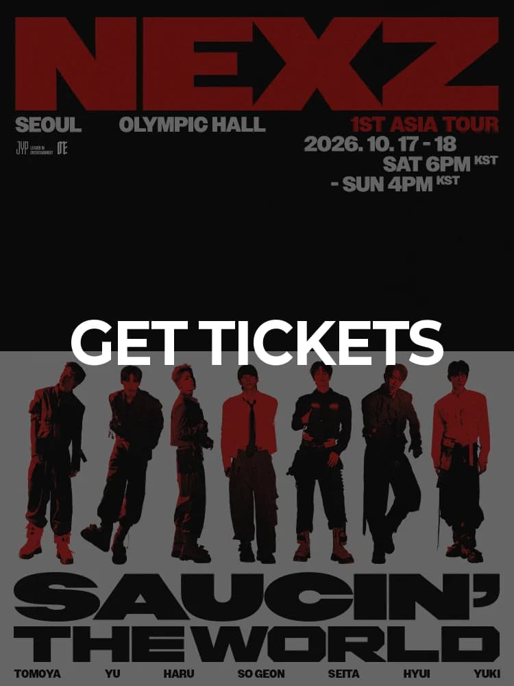 NEXZ 1ST ASIA TOUR 〈SAUCIN’ THE WORLD〉 — at Olympic Hall, Olympic Park, Seoul Oct 17, 2026