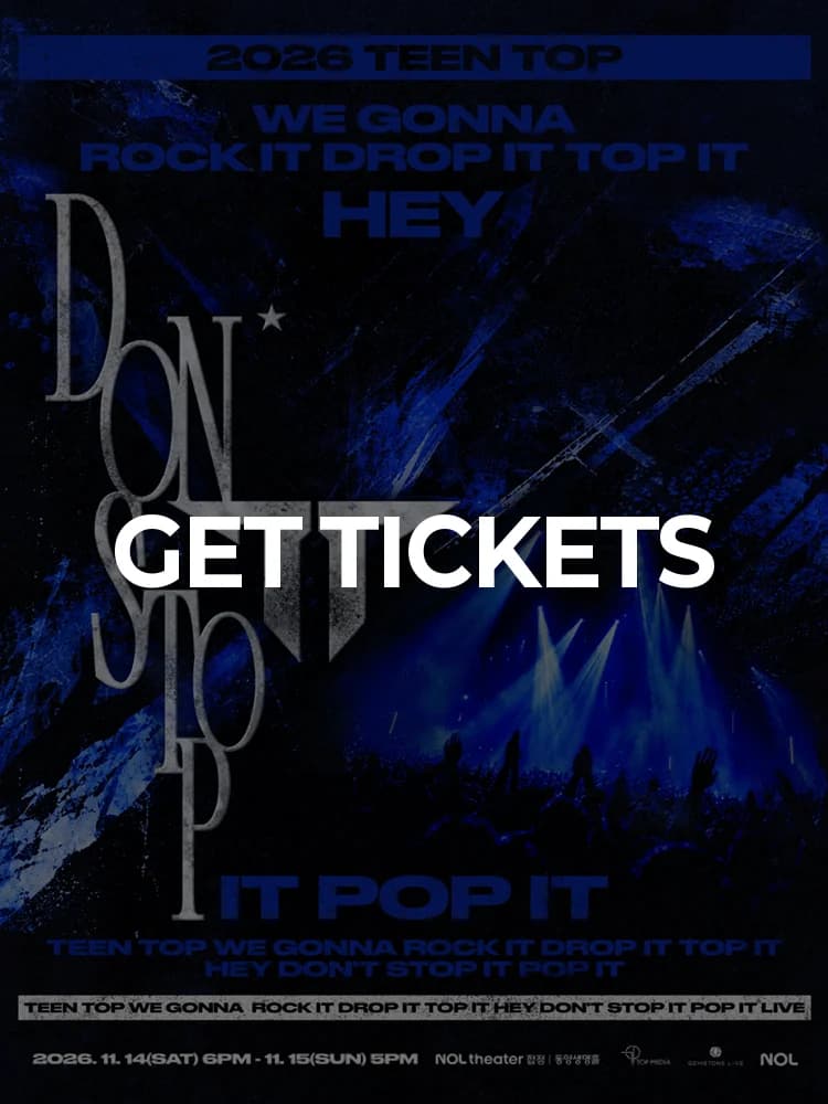 2026 TEEN TOP CONCERT — at NOL THEATER HAPJEONG TONGYANG LIFE INSURANCE HALL, Seoul Nov 14, 2026